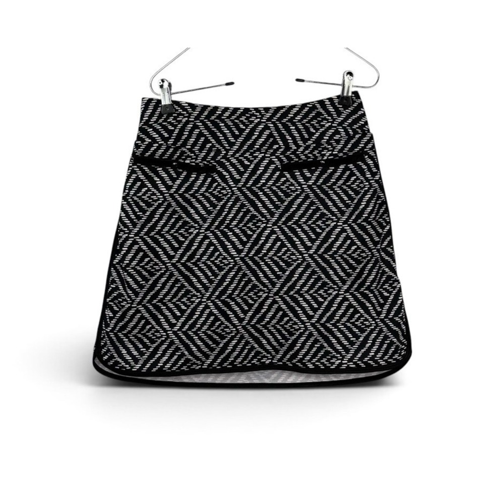 Glamor by Tail Skirt Skort Womens Black Geometric Tennis Golf Pickleball Sz XS